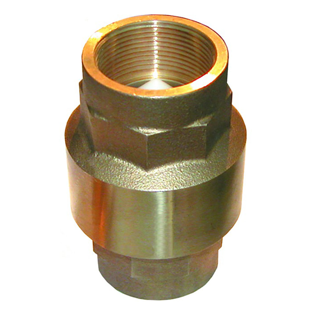 Groco Cv-50 1/2" Bronze In-Line Check Valve Image 1