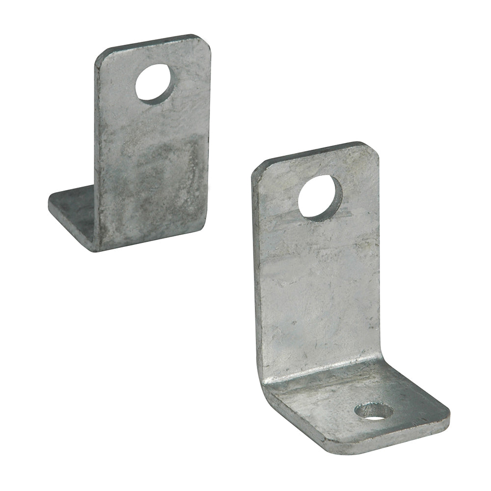 C.E. Smith 10211G Side Angle "L" Bracket Pair Galvanized Image 1