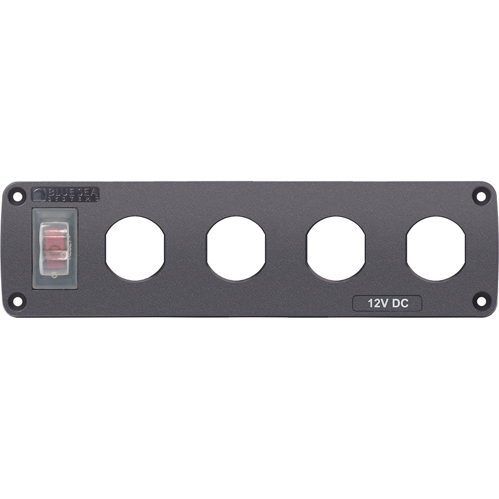 Blue Sea Systems 4369 Water Resistant Usb Accessory Panel 15A Circuit Breaker Image 1