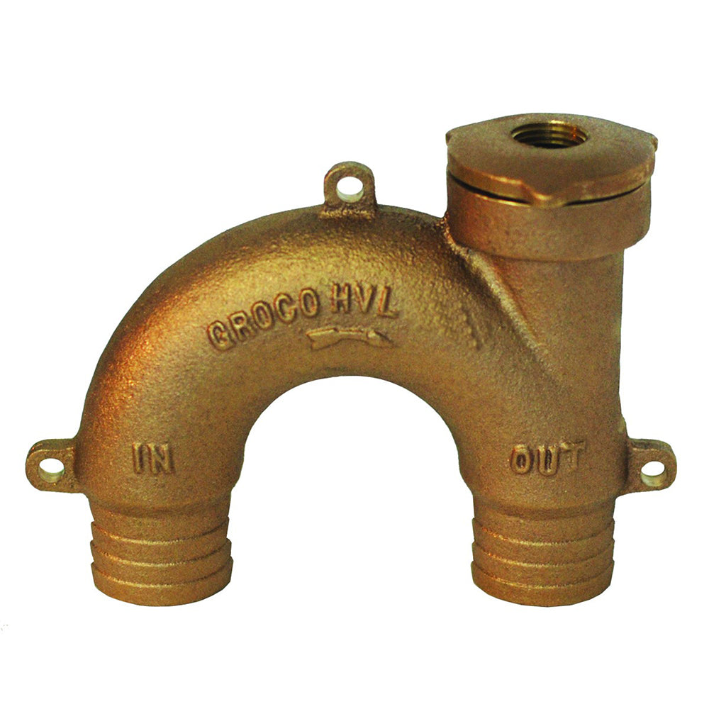 Groco Hvl-1000 Bronze Vented Loop 1" Hose Image 1