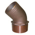 Groco Pthd-750 3/4" Npt Bronze 45 Degree Pipe To Hose Image 1