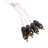 Fusion Electronics 010-12620-00 Ms-Frca25 25' 4-Way Shielded Twisted Rca Cable Image 1