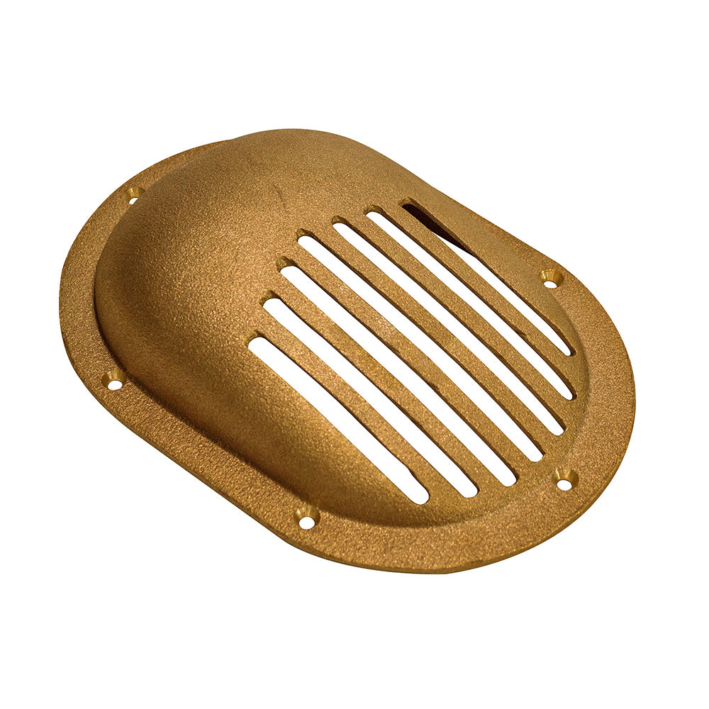 Groco Sc-1500-L Bronze Clam Shell Style Hull Strainer Up To 1-1/2" Thru Image 1