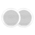 Fusion Electronics 010-02299-00 Fm-F65Rw 6.5" White Round Flush Mount Speakers Image 1