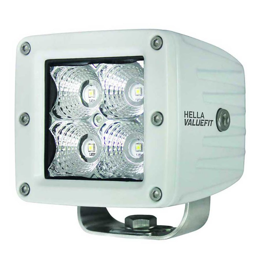 Hella Marine 357204041 Value Fit Led 4 Cube Flood Light White Image 1