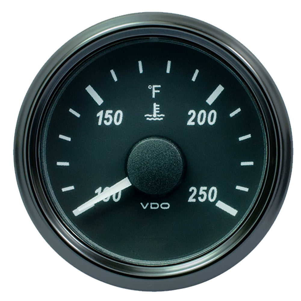 Vdo A2C3833350030 Singleviu 52Mm 2-1/16" Water Temp. Gauge 250° F 291-22 Ohm Image 1