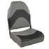 Springfield Marine 1062034 Premium Wave Folding Seat Grey Meteor Stripe Image 1