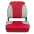 Springfield Marine 1040655 Economy Multi-Color Folding Seat Grey/Red