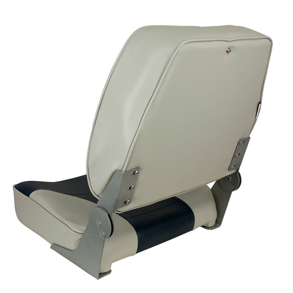 Springfield Marine 1040691 XXL Folding Seat - Grey/Blue