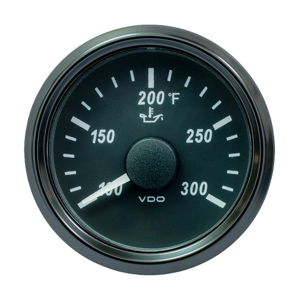 Vdo A2C3833410030 Singleviu 52Mm 2-1/16" Oil Temp. Gauge 300° F 322-18 Ohm Image 1