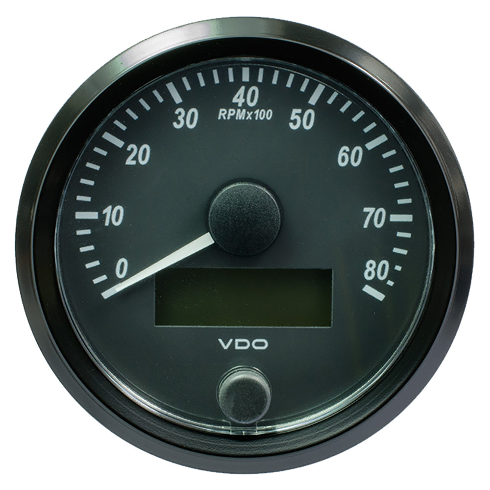 Vdo A2C3833020030 Singleviu 80Mm 3-1/8" Tachometer 8000 Rpm Image 1