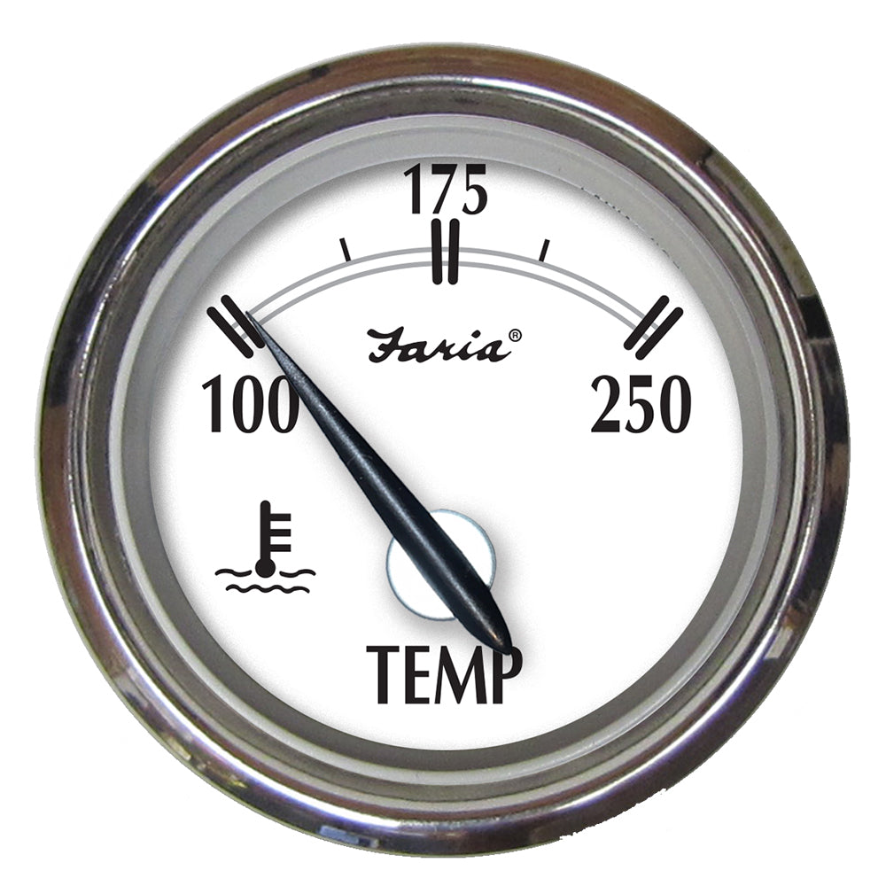 Faria Beede Instruments 25002 Newport Ss 2" Water Temperature Gauge 100° To Image 1