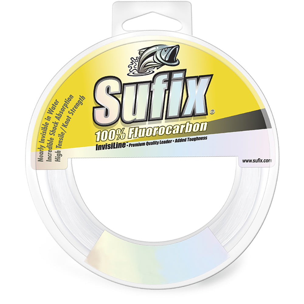 Sufix 682-050 100% Fluorocarbon Invisiline Leader 50Lb 110Yds Image 1