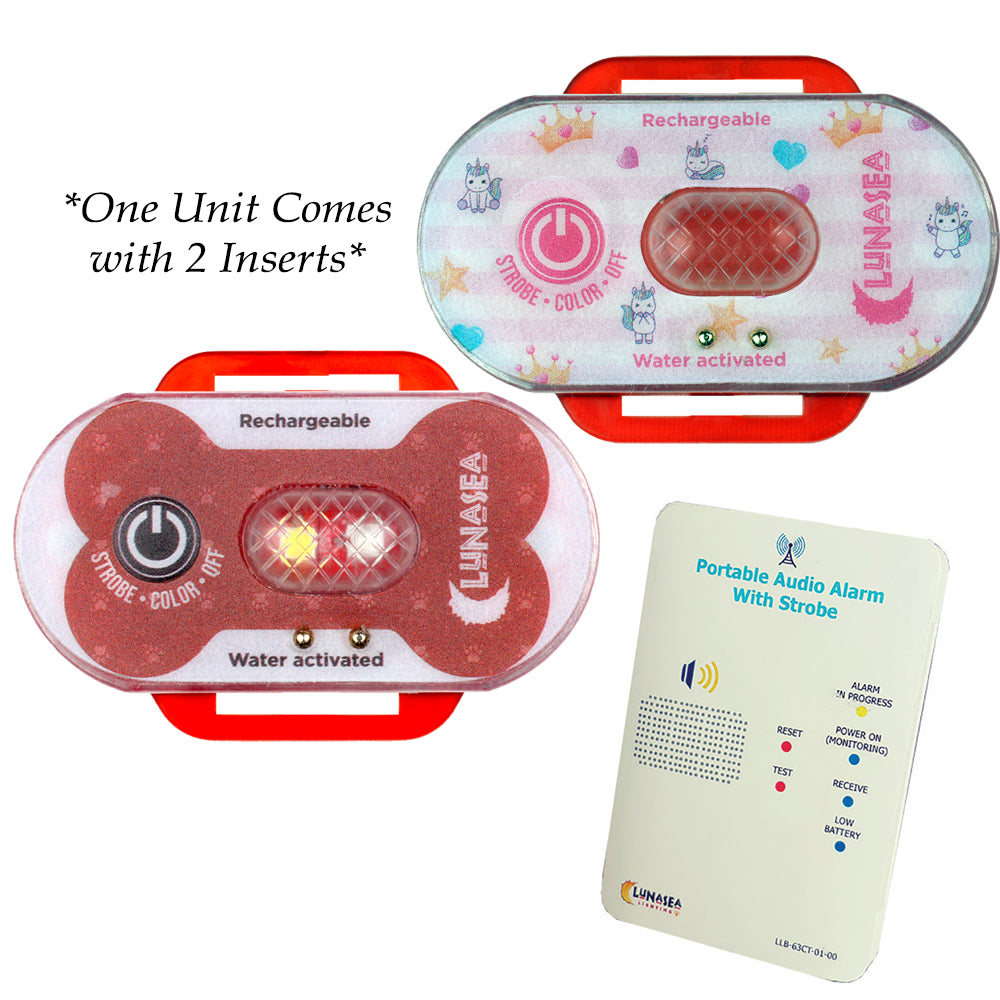 Lunasea Lighting Llb-63Rb-E0-K1 Child/Pet Safety Water Activated Strobe Light Image 1