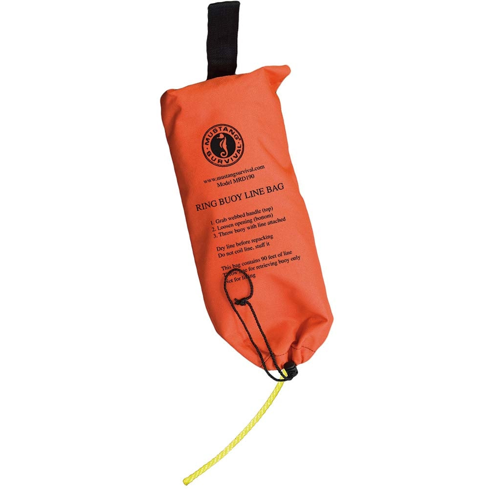 Mustang Survival Mrd190-0-0-215 90' Ring Buoy Line Throw Bag Image 1