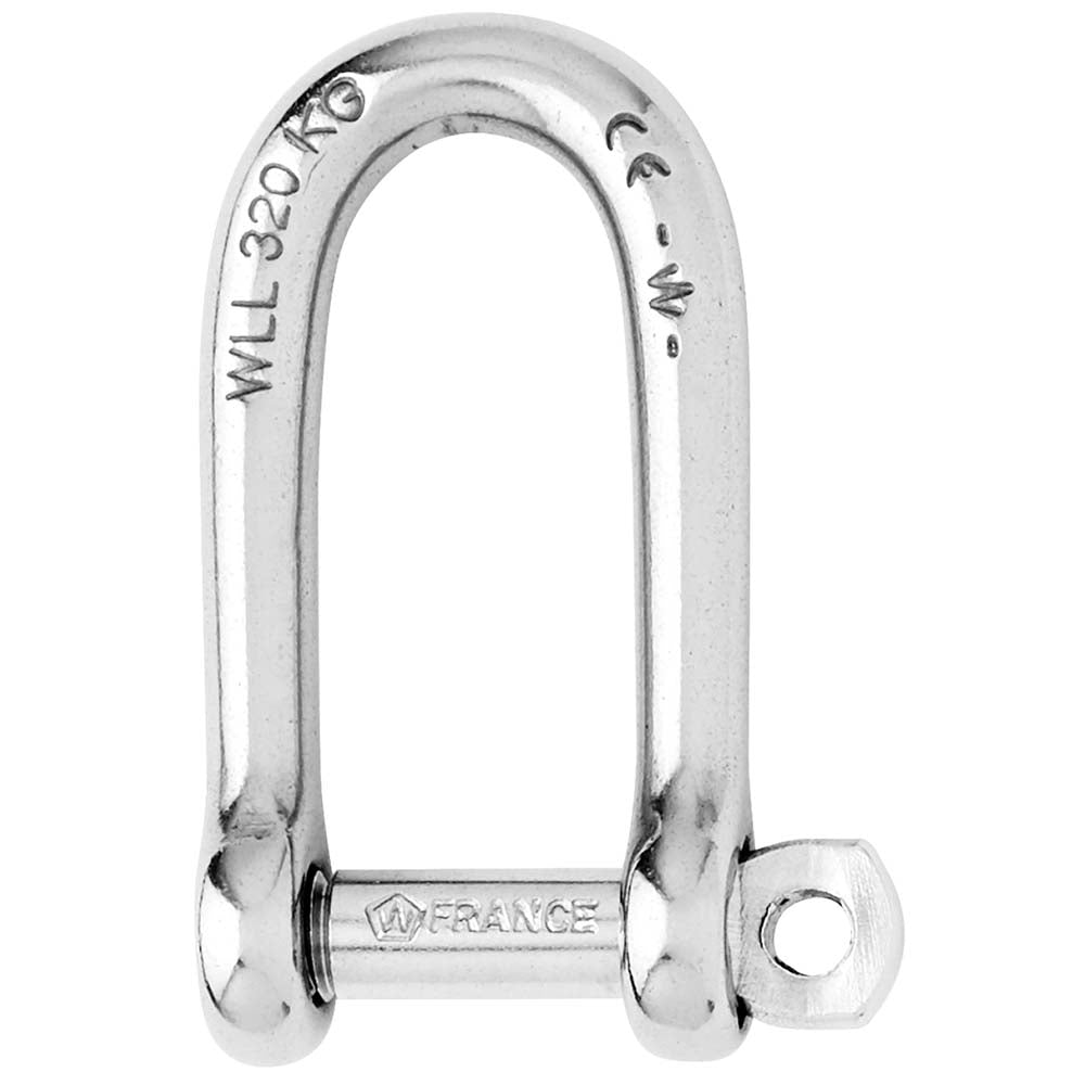 Wichard Marine 01212 Wicahrd Self-Locking Long D Shackle Diameter 5Mm 3/16"" Image 1