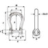 Wichard Marine 01241 Self-Locking Bow Shackle Diameter 4Mm 5/32""