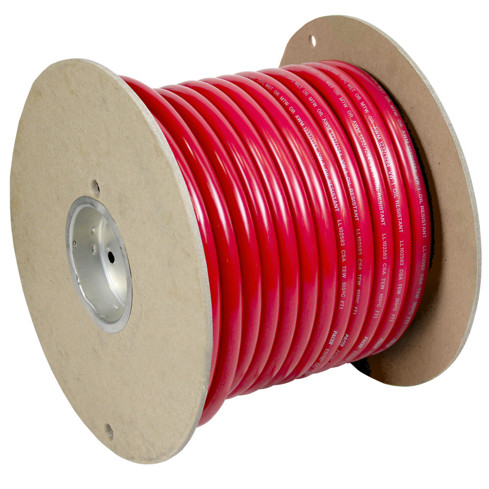 Pacer Group Wul1/0Rd-100 Red 1/0 Awg Battery Cable 100' Image 1