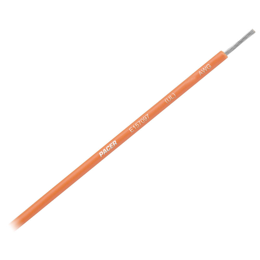 Pacer Group WUL14OR-25 Orange 14 AWG Primary Wire 25'' Image 1