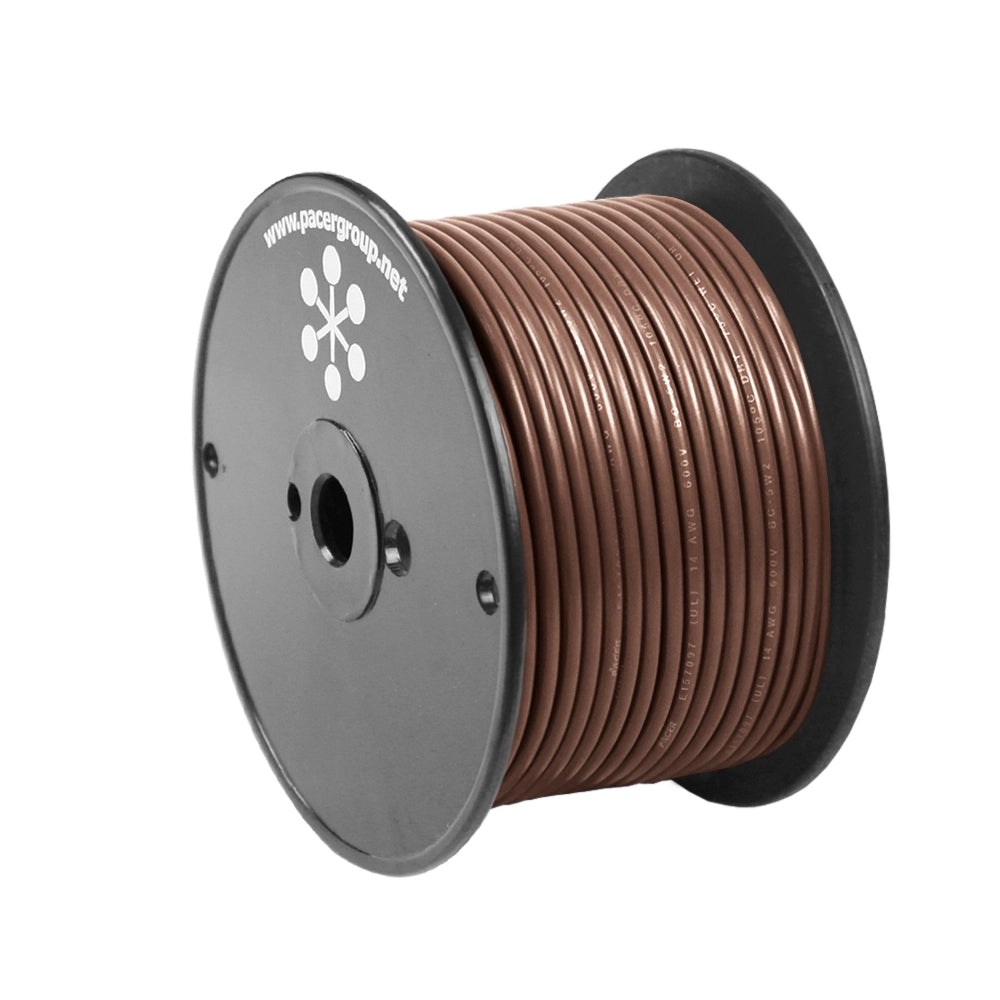 Pacer Group Wul14Br-100 Brown 14 Awg Primary Wire 100' Image 1