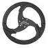 Schmitt Marine Pu026104-R Folletto 14.2" Wheel Black Polished Polyurethane 3/4"" Image 1