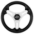 Schmitt Marine Pu063104-01R Torcello Lite 13" Wheel Black Polyurethane Silver Image 1