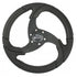 Schmitt Marine Pu021104-R Folletto 14.2" Wheel Black Polyurethane 3/4" Tapered Image 1