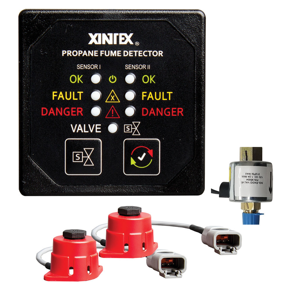 Fireboy-Xintex P-2Bs-24-R Propane Fume Detector 2 Channel Sensors Image 1