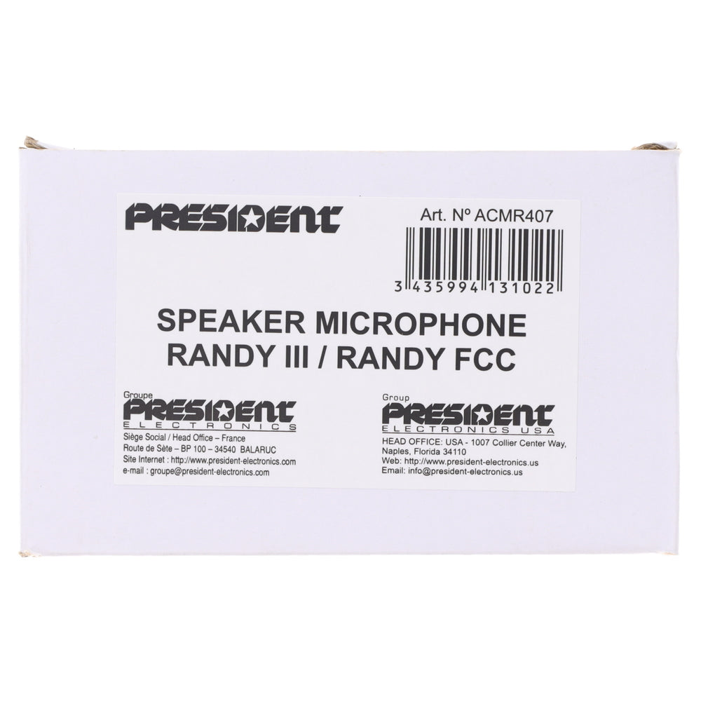 President ACMR407 Randy Speaker Microphone