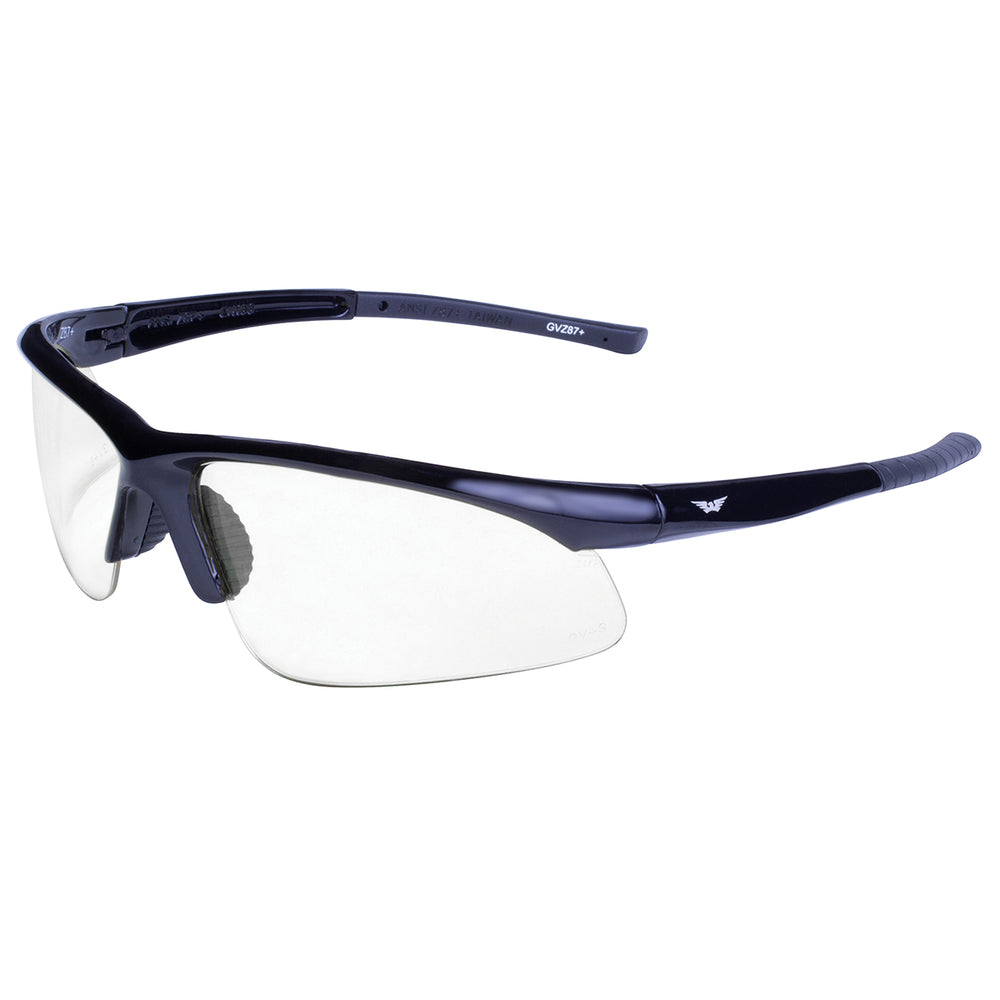 Global Vision Eyewear AMBASSCL ANSI Z87+ Safety Glasses UV400 Protection Image 1