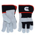 Cummins CMN35150 Split Leather Palm Gloves Mens Work Heavy Dut Image 1