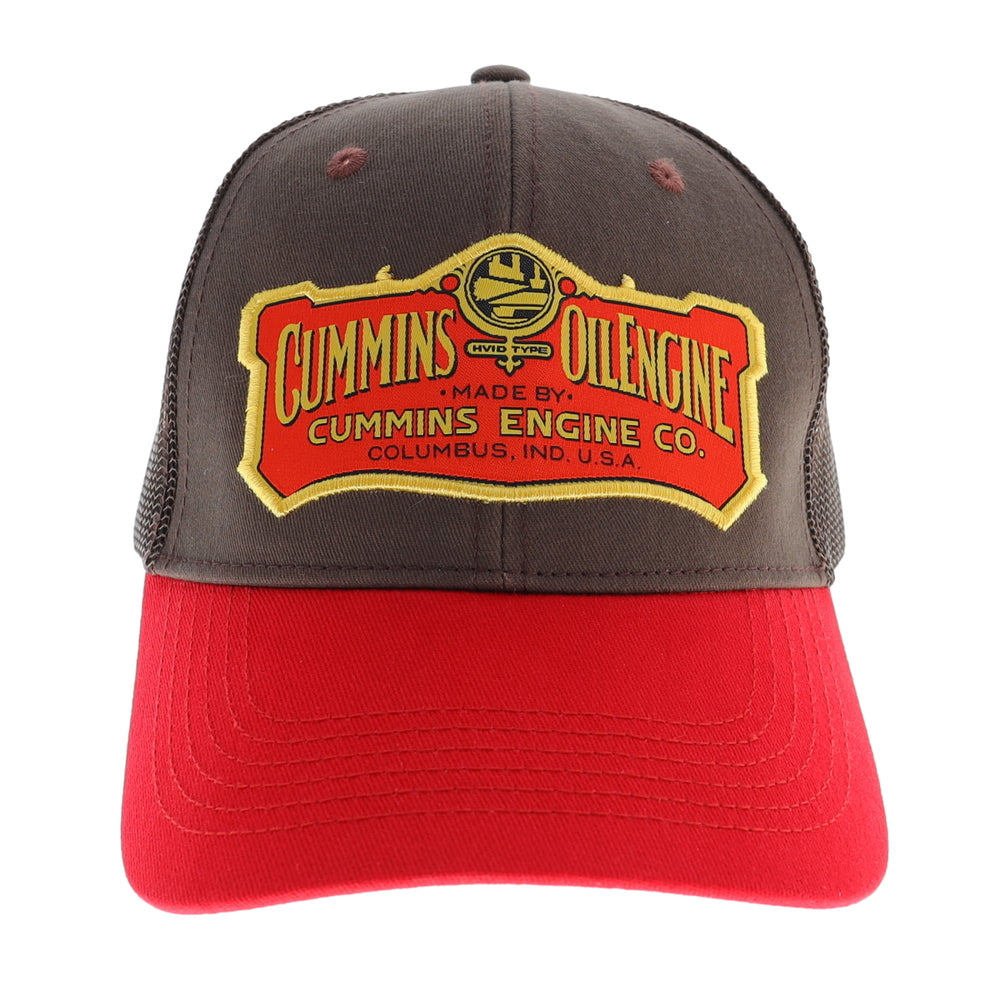 Cummins CMN35186 Vintage Baseball Cap 1919 Logo - Retro Style Mesh Snapback Hat Image 1