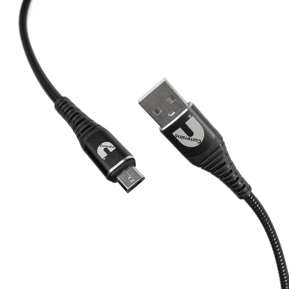 Cummins CMN4714 Usb A To Micro Flexible Charging Cable 4Ft Image 1