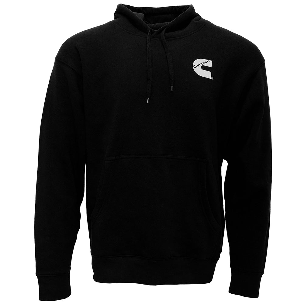 Cummins CMN4793 Unisex Hoodie Black Fleece Sweatshirt In Comfortable 100 Image 1