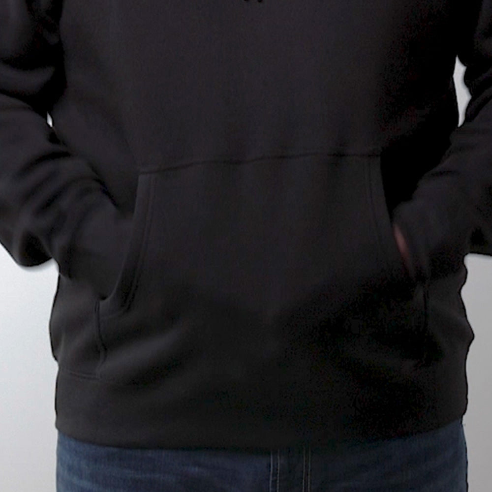 Cummins CMN4793 Unisex Hoodie Black Fleece Sweatshirt In Comfortable 100