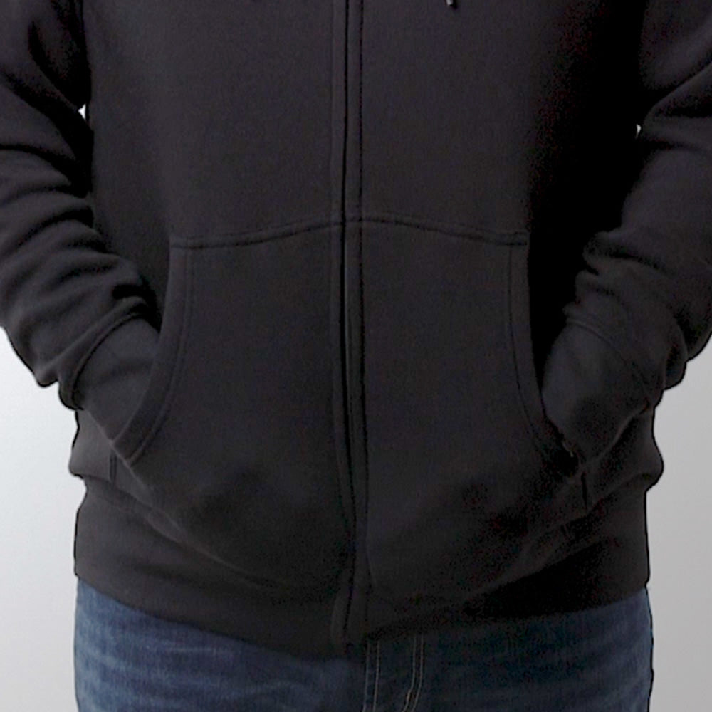 Cummins CMN5009 Unisex Fleece Full Zip Hoodie 100 Percent Cotton Sweatshirt