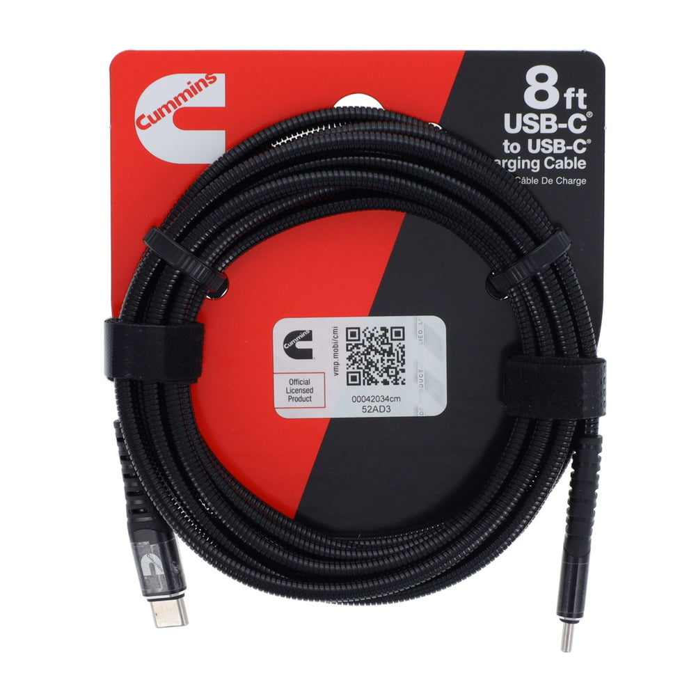 Cummins CMN5030 Long Charging Cable Usb C To Usb-C Flex Power Most Andro