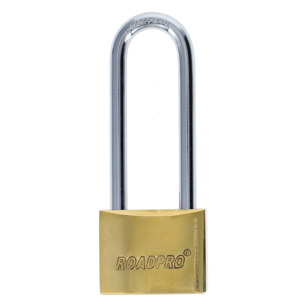 RoadPro RP20LK002 Solid Brass Padlock 3 Piece Set