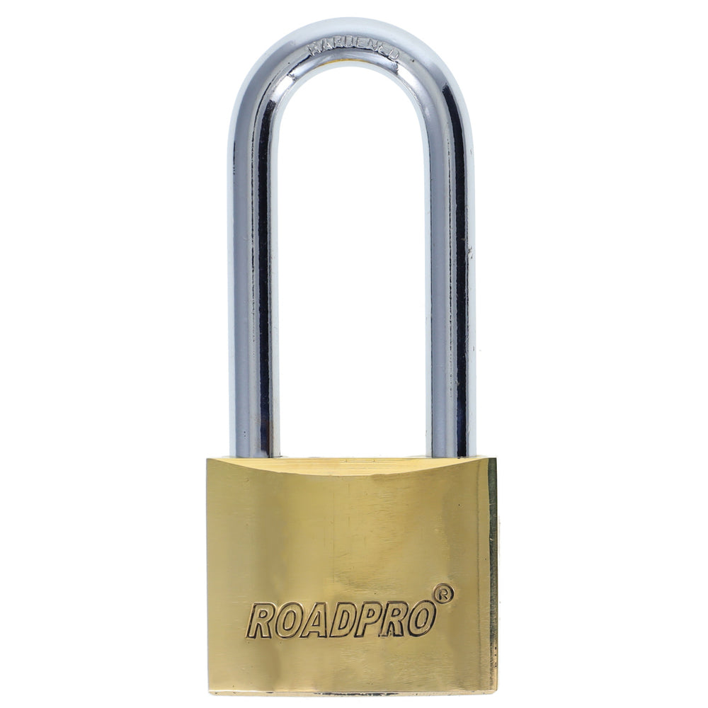 RoadPro RP20LK002 Solid Brass Padlock 3 Piece Set