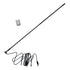 RoadPro RPPS-13KB 3Ft Cb Antenna Kit 1000W Black Image 1