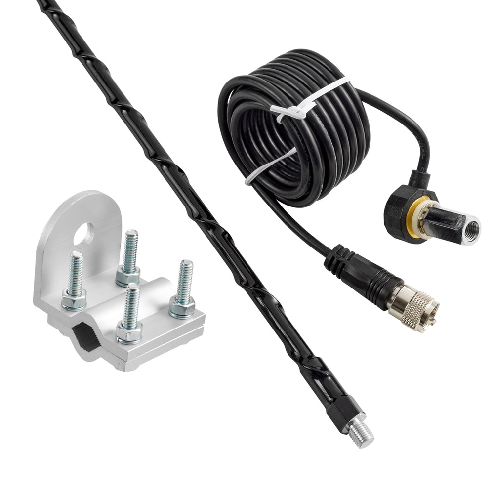 RoadPro RPPS-13KB 3Ft Cb Antenna Kit 1000W Black