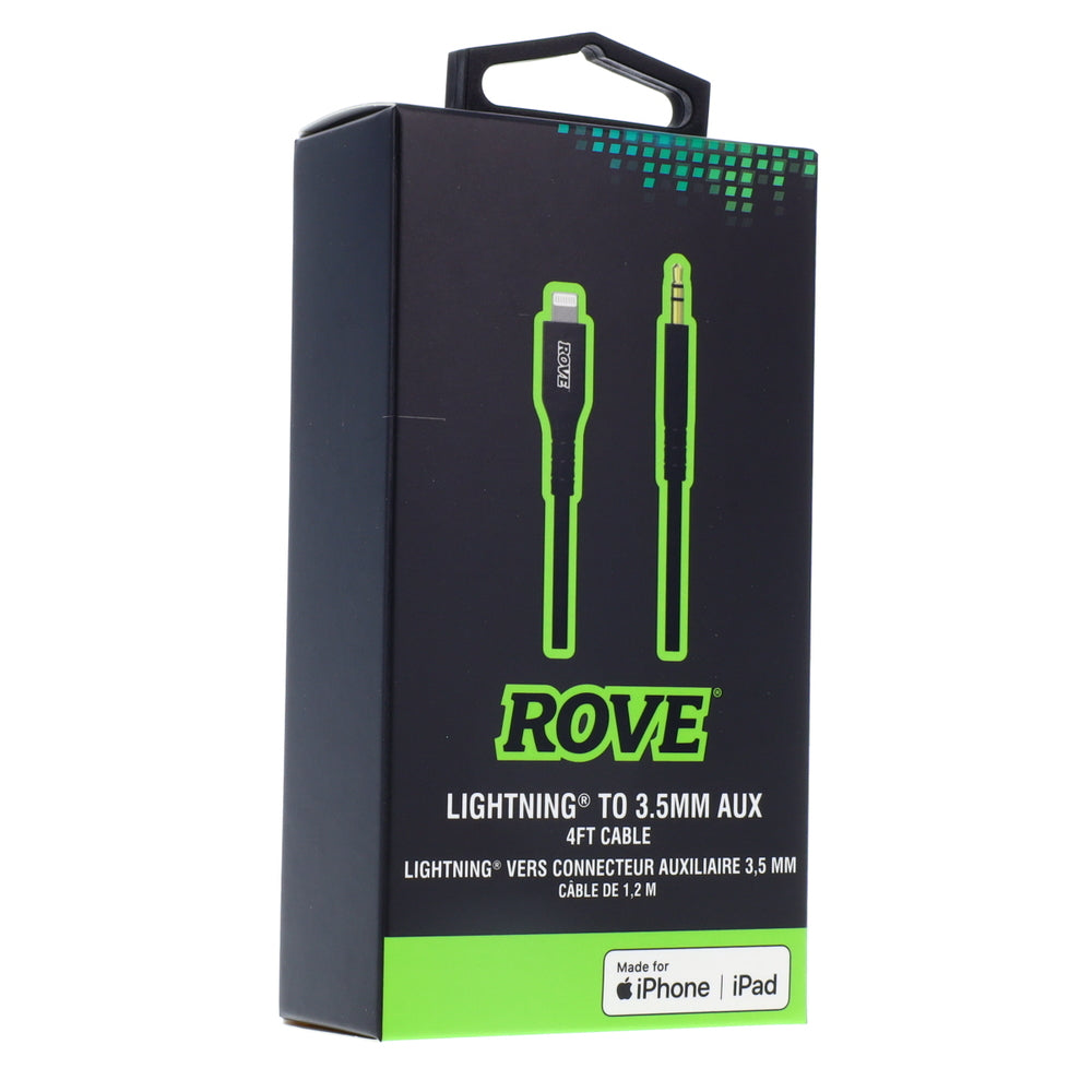 Rove RV069122 Lightning to 3.5mm Female Adapter Apple-Compatible