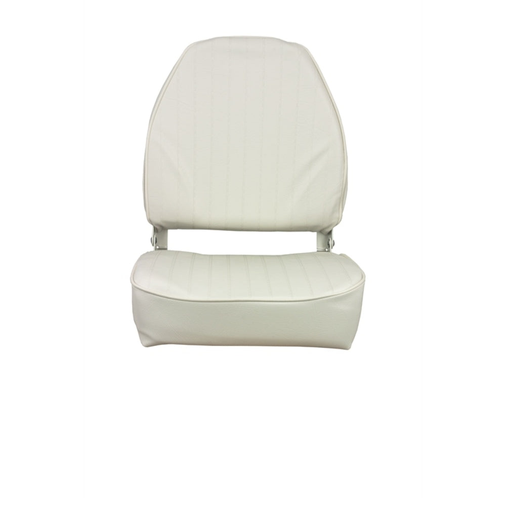 Springfield Marine 1040649 High Back Folding Seat White