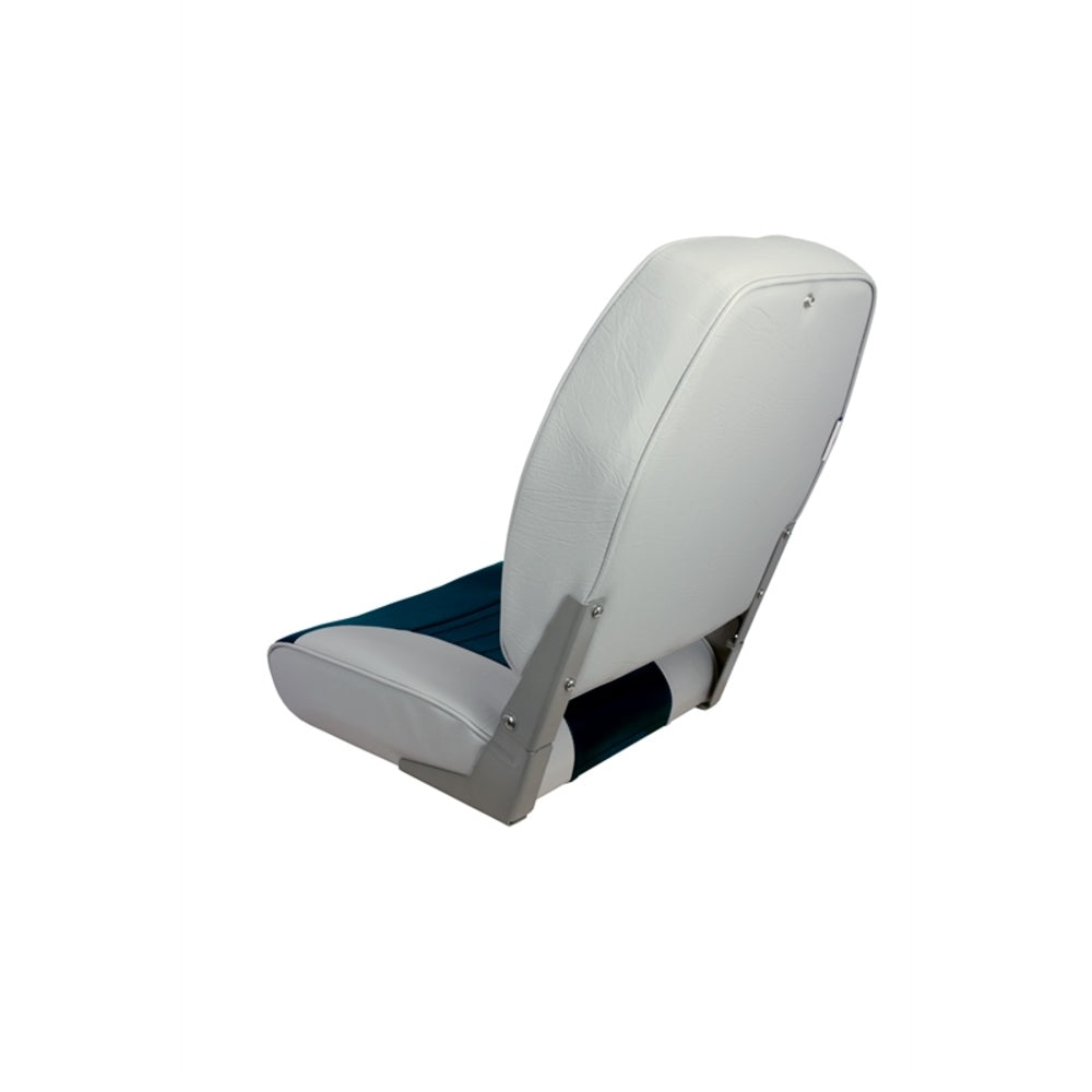 Springfield Marine 1040661 High Back Folding Seat Blue/Grey