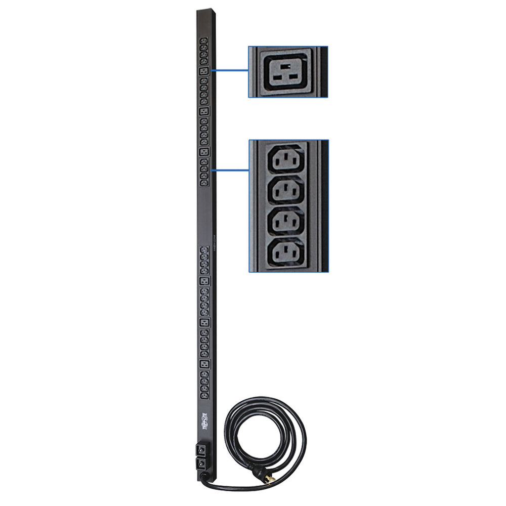 TRIPP LITE DATA CENTER PDUV30HV PDU Basic 208V / 240V 5/5.8kW 30A 6 C19 32 C13 Image 1