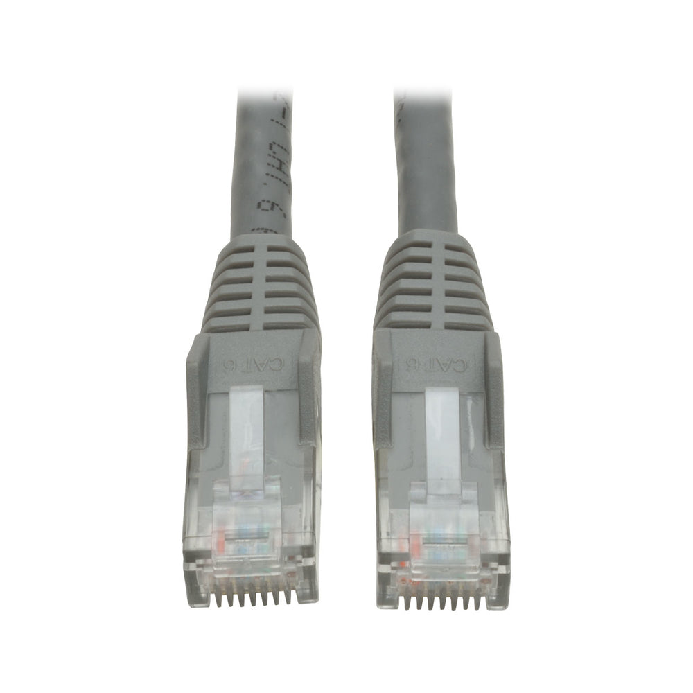 Tripp Lite N201-002-Gy Cat6 Patch Cable Gigabit Snagless Molded RJ45 M/M 2ft Image 1