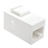 TRIPP LITE N235-001-6A CAT6A STRAIGHT THROUGH MODULAR IN LINE SNAP COUPLER RJ45