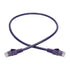 TRIPP LITE N201-002-PU CAT6 GIGABIT SNAGLESS MOLDED PATCH CABLE RJ45 M/M PURPLE