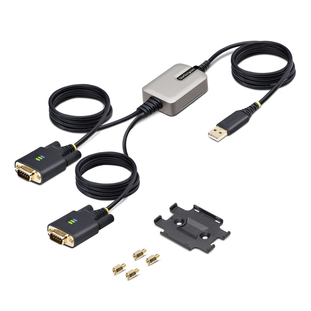 Startech 2P6FFC-USB-SERIAL 2-Port USB to Serial Adapter Cable