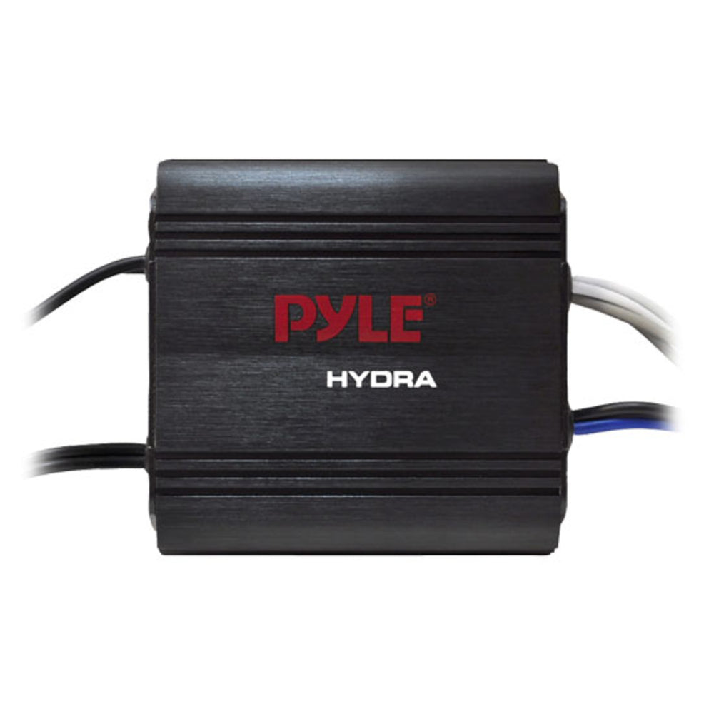 Pyle PLMRMP1B Marine 2Ch Amplifier, 400W, Black Finish